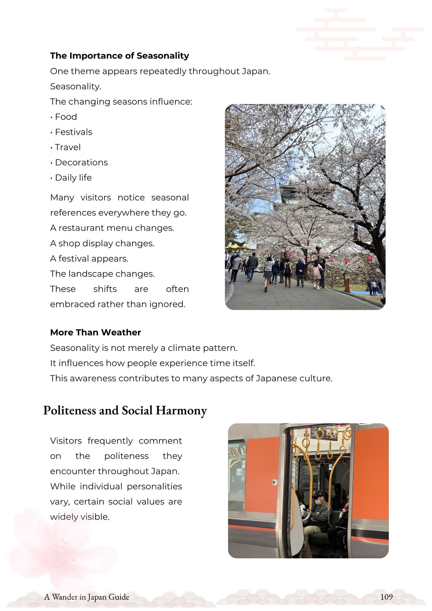 A Wander in Japan Guide: First-Time Visitor Handbook (Digital PDF)