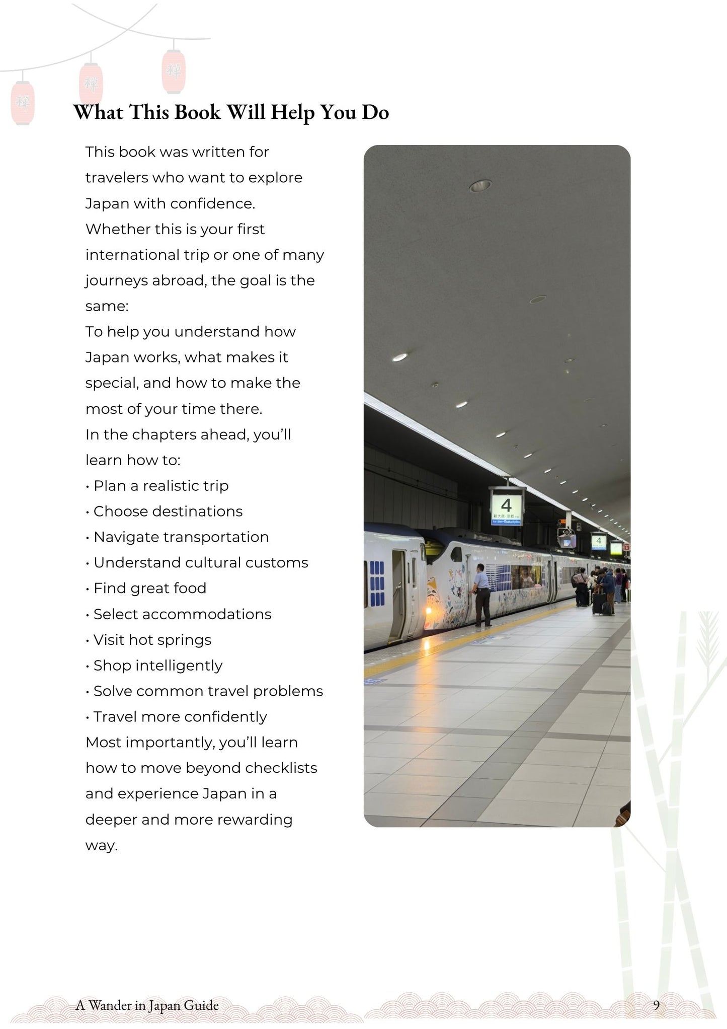 A Wander in Japan Guide: First-Time Visitor Handbook (Digital PDF)