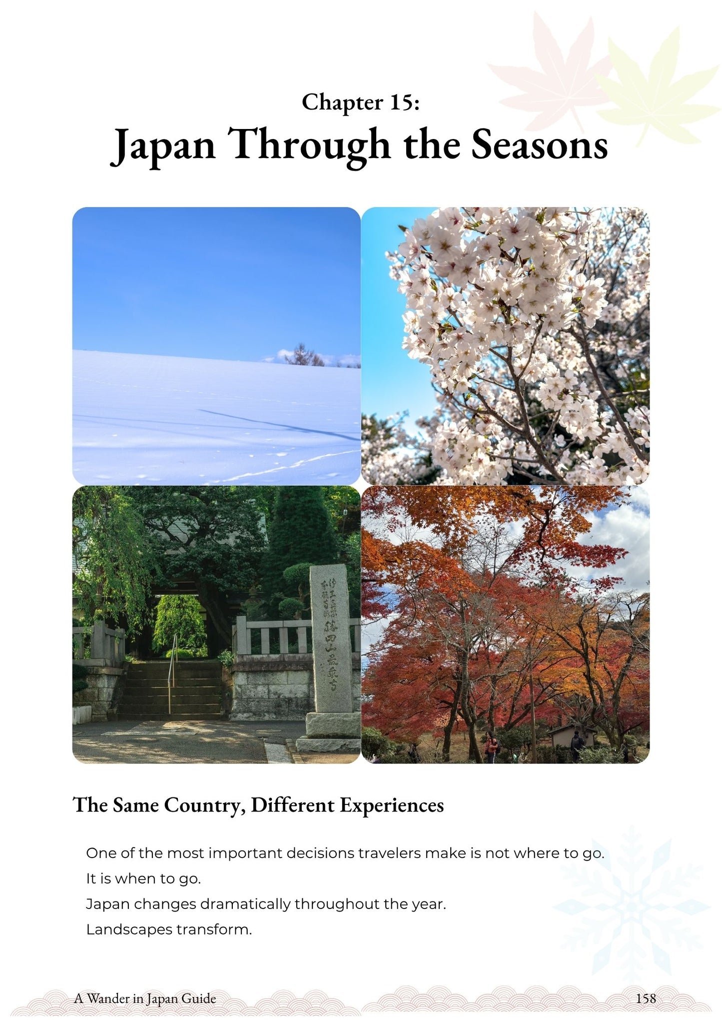 A Wander in Japan Guide: First-Time Visitor Handbook (Digital PDF)
