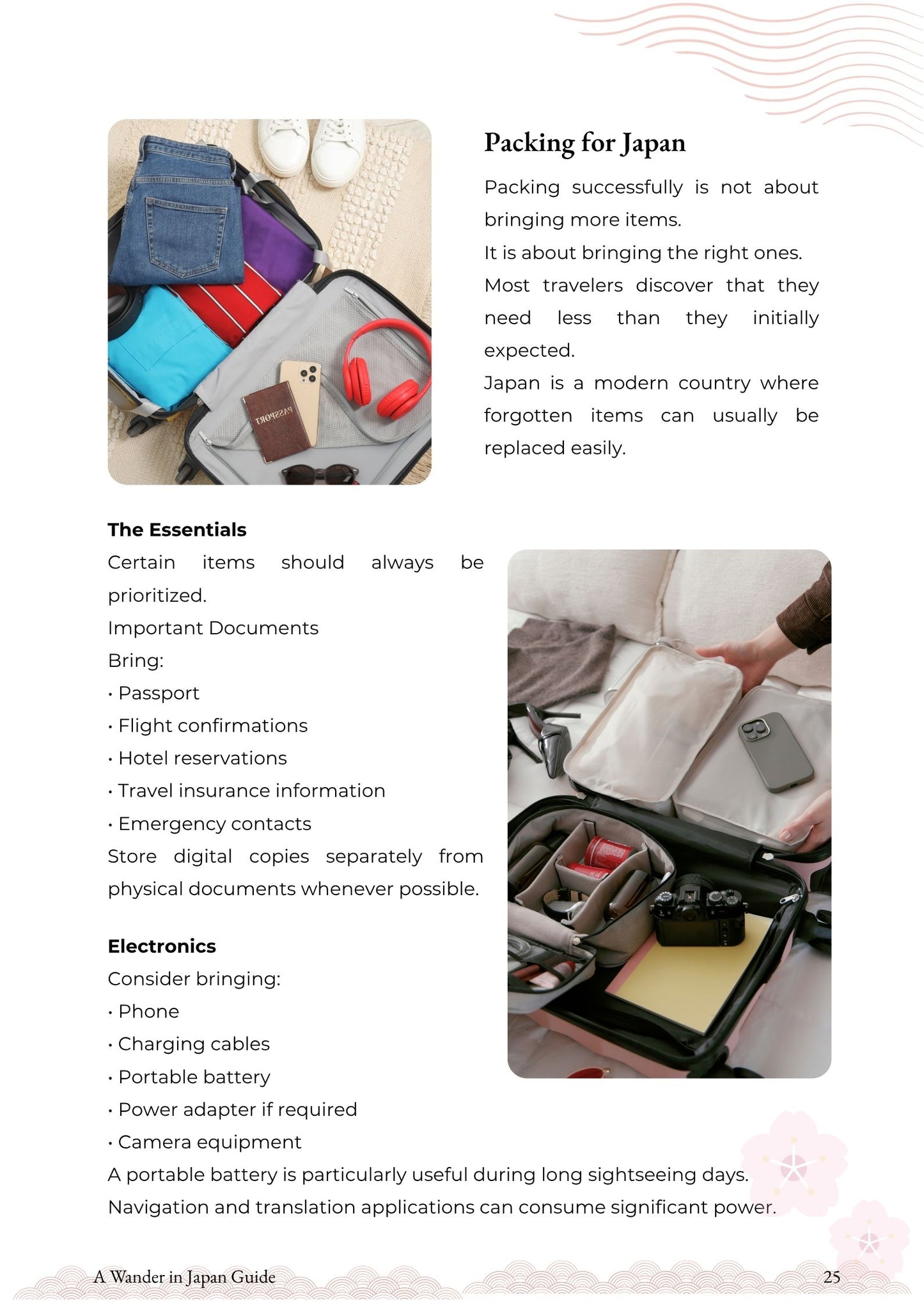 A Wander in Japan Guide: First-Time Visitor Handbook (Digital PDF)