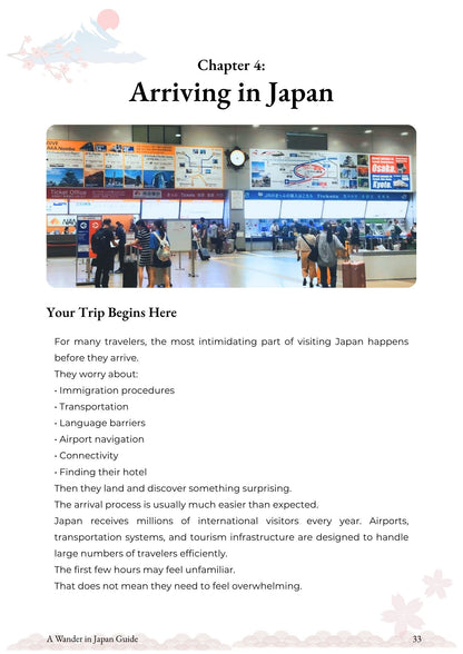 A Wander in Japan Guide: First-Time Visitor Handbook (Digital PDF)