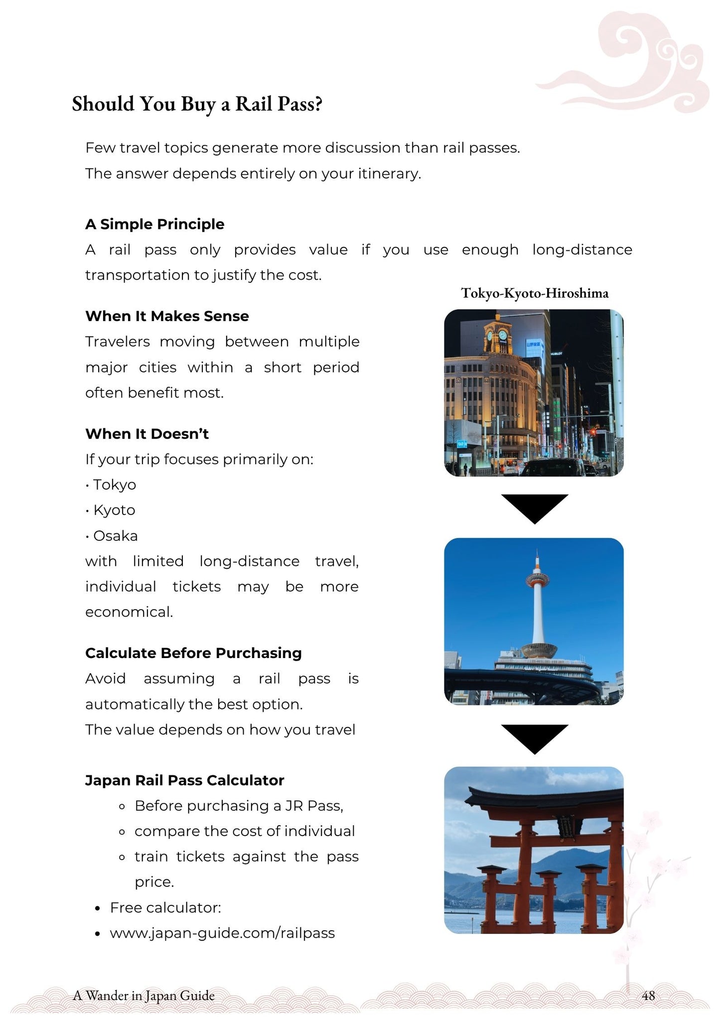 A Wander in Japan Guide: First-Time Visitor Handbook (Digital PDF)