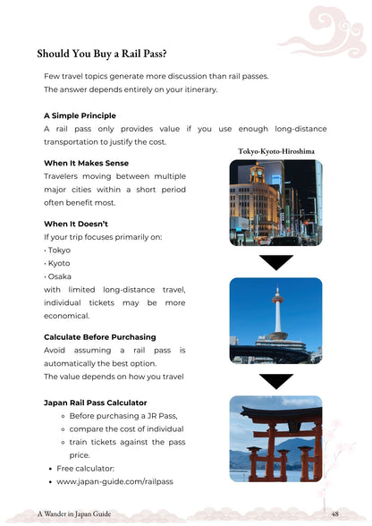 A Wander in Japan Guide: First-Time Visitor Handbook (Digital PDF)
