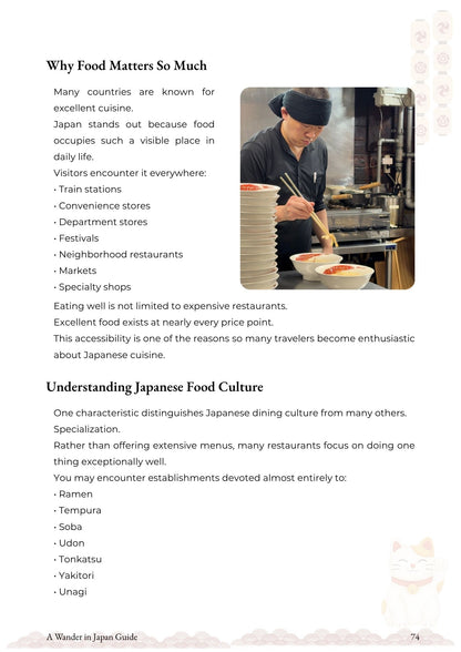 A Wander in Japan Guide: First-Time Visitor Handbook (Digital PDF)